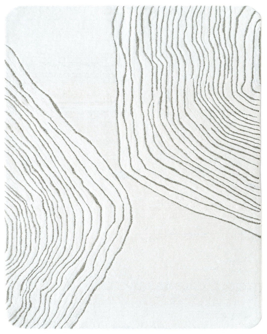 Textured white surface with wavy line pattern