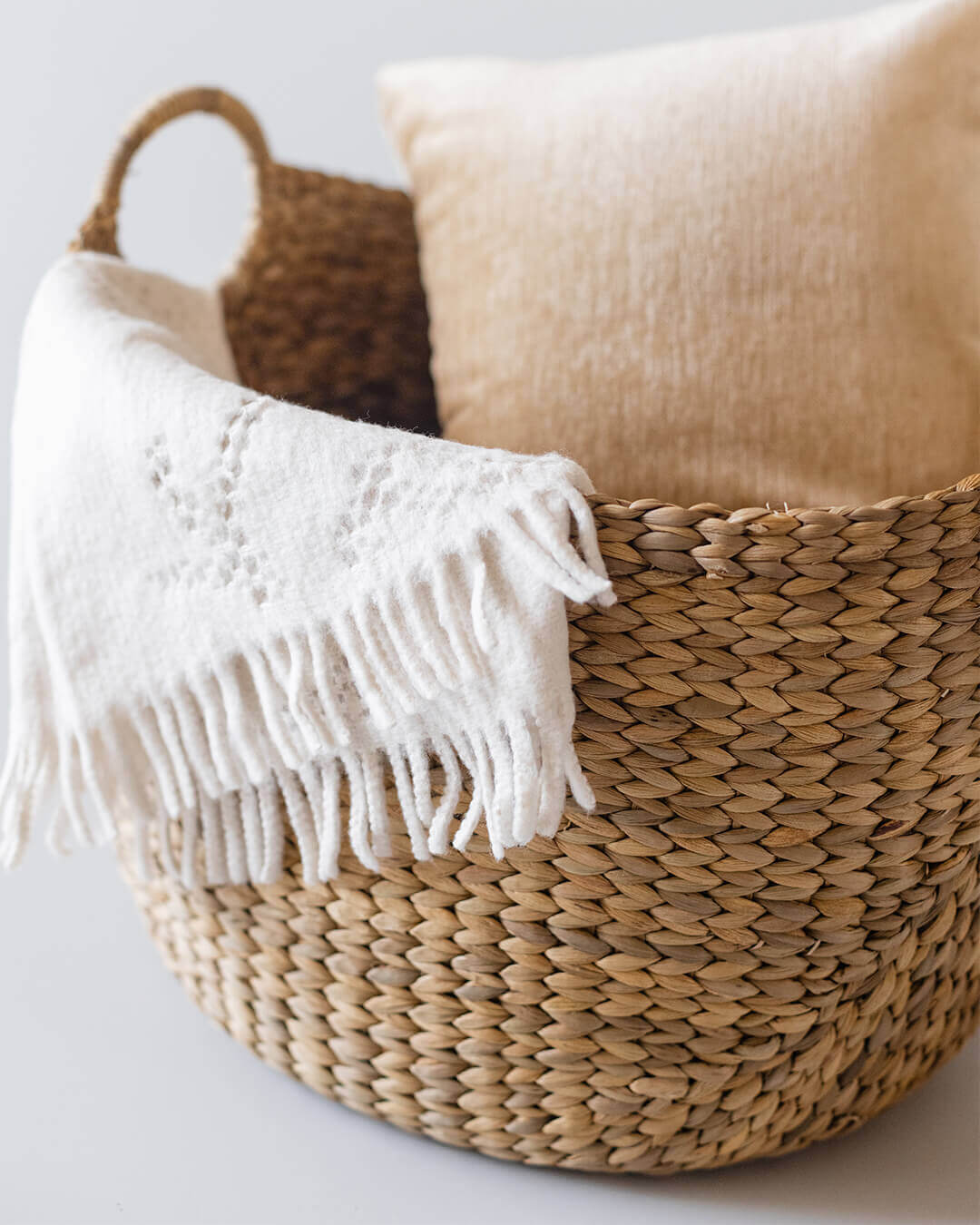 rattan basket by Kolus Home