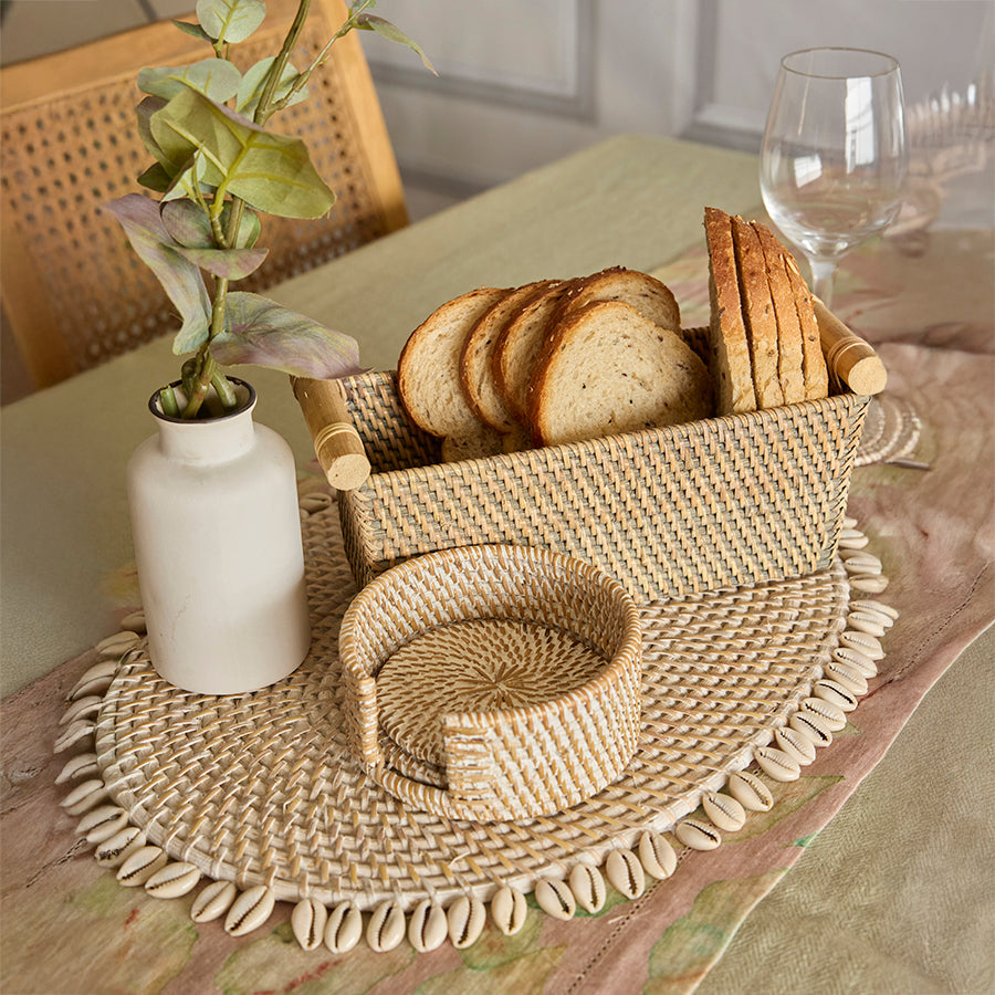 woven bread basket, rattan rectangular basket, wicker bread basket, natural woven serving basket, bamboo handle basket, Boho bread basket, rustic woven bread holder,
farmhouse style bread bin, handmade wicker bread tray, rectangular rattan storage basket,
eco-friendly woven organizer, artisanal kitchen basket, sustainable table bread basket, handcrafted rattan storage tray, decorative woven bread holder.