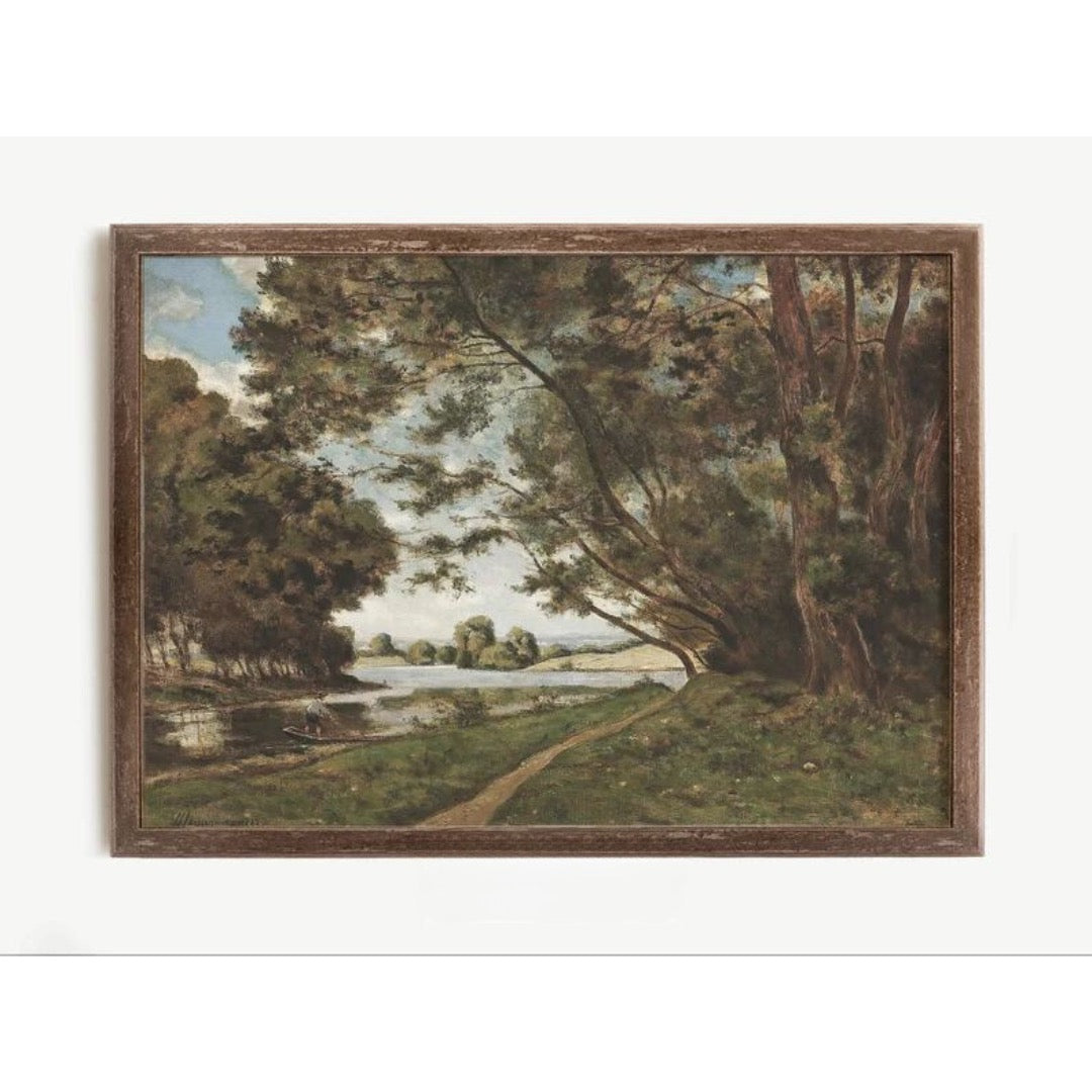 VINTAGE FRENCH LANDSCAPE #212