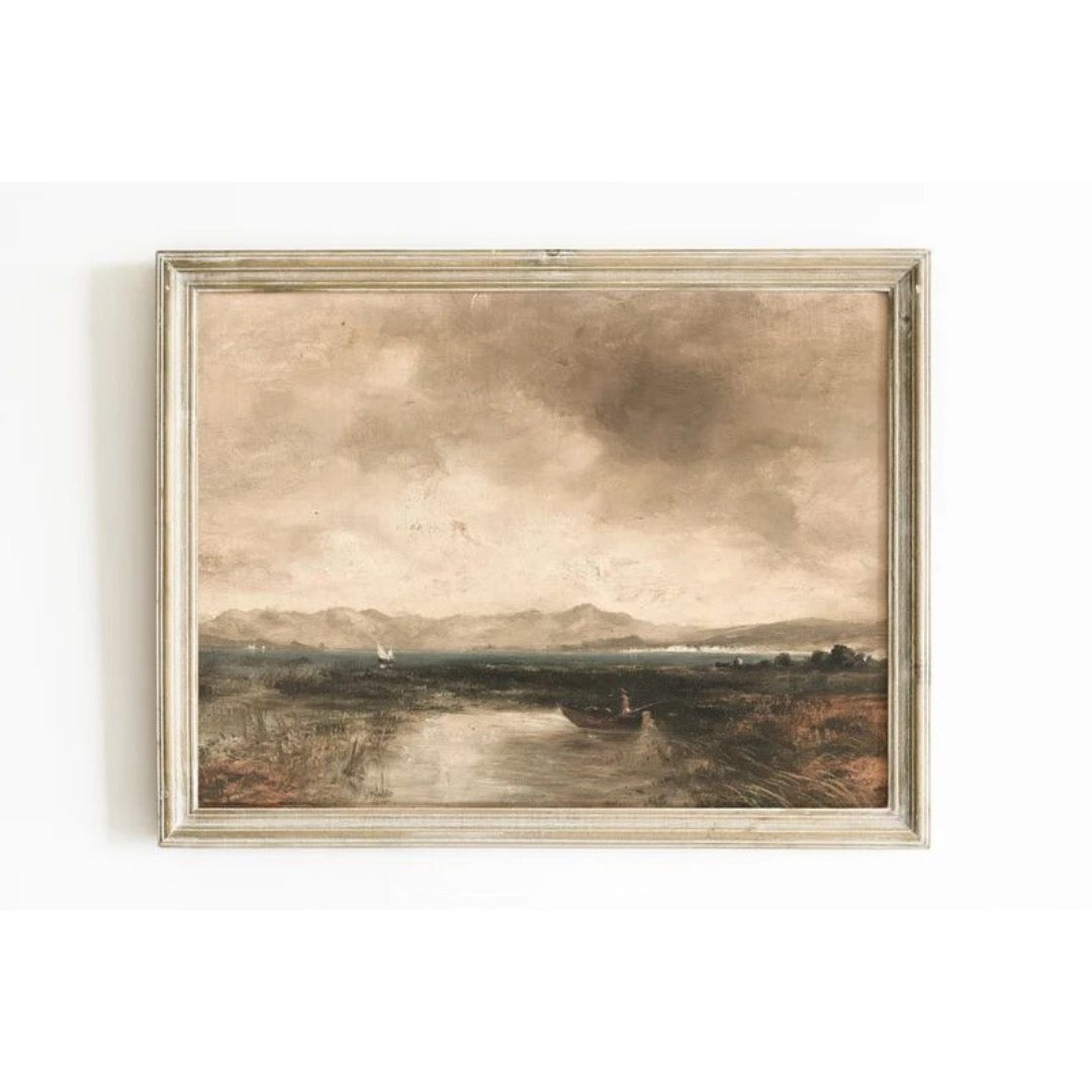 VINTAGE LANDSCAPE PAINTING #405
