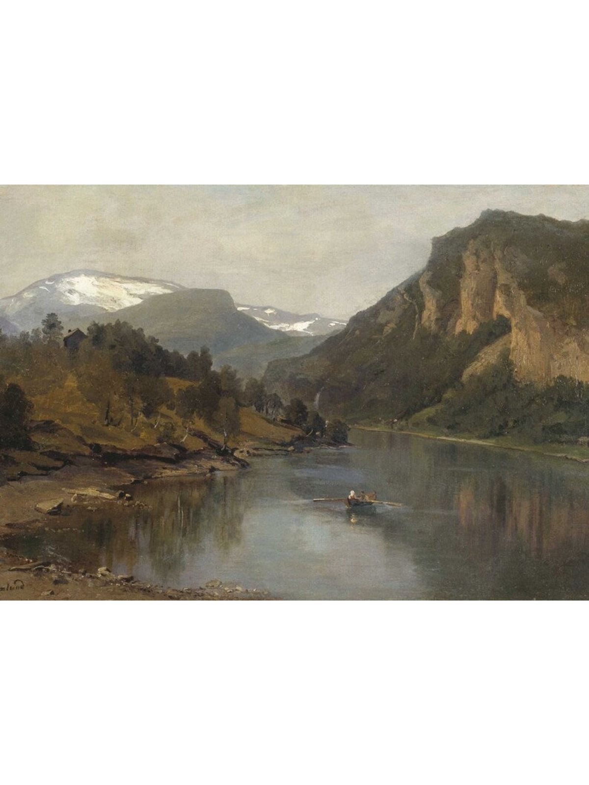 MOUNTAIN LANDSCAPE PAINTING