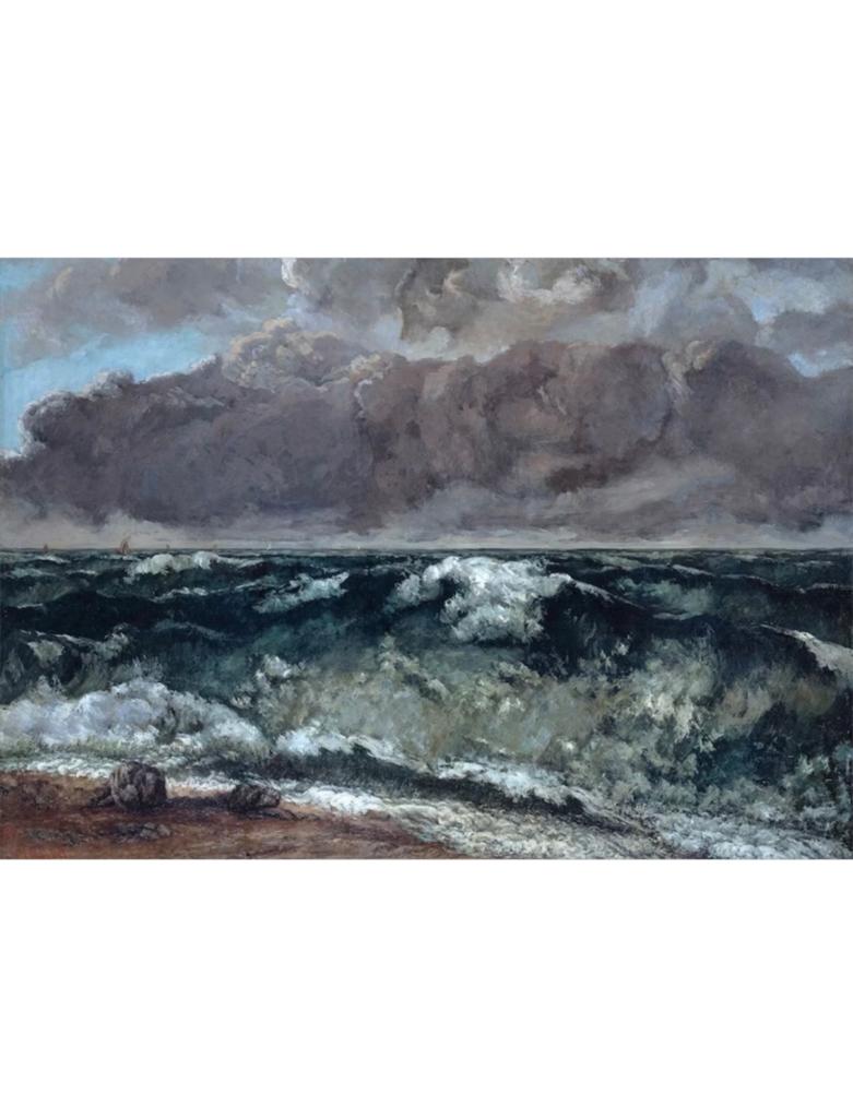 VINTAGE BEACH PAINTING