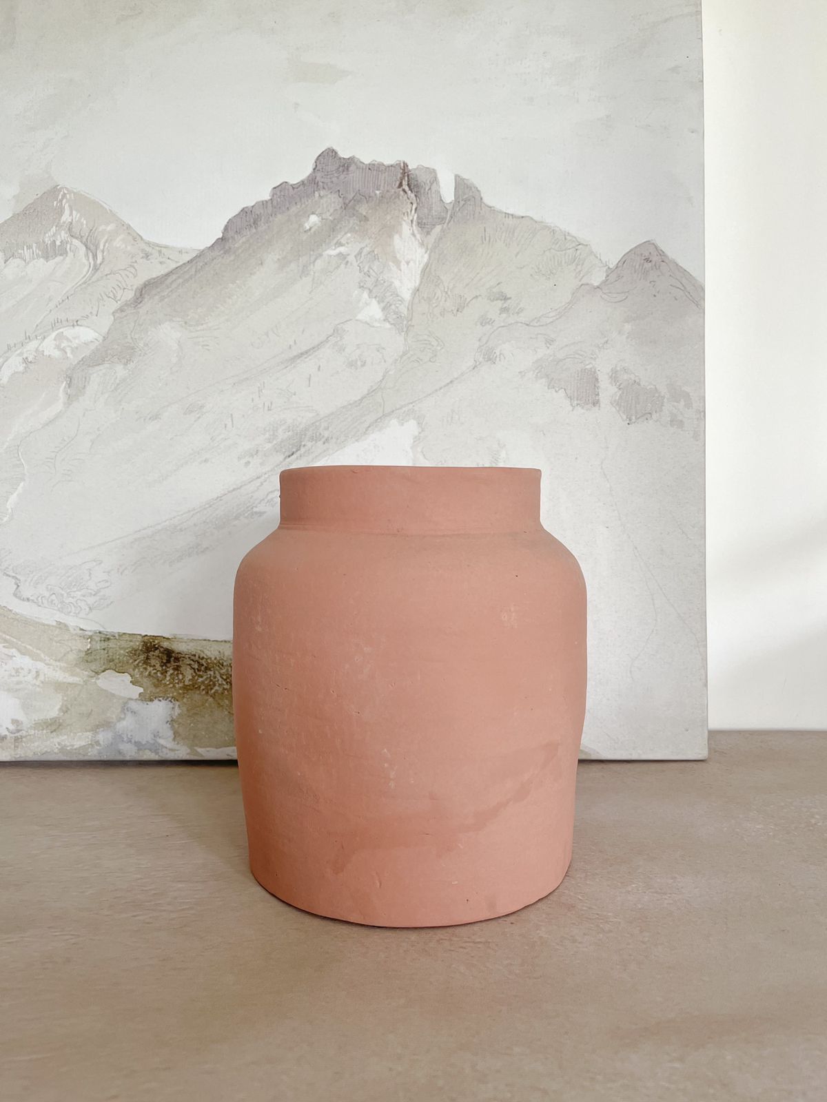 Decorative Clay Flower Vase