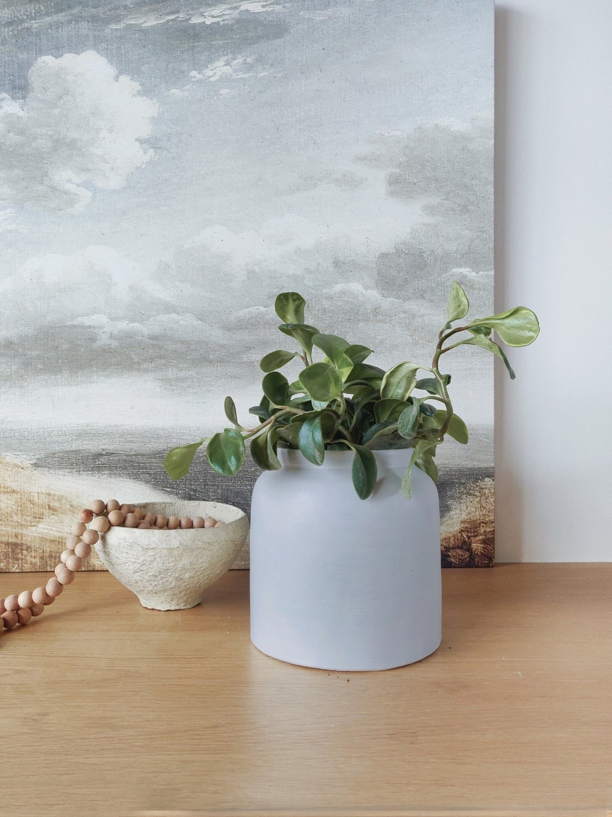Blue Clay vase