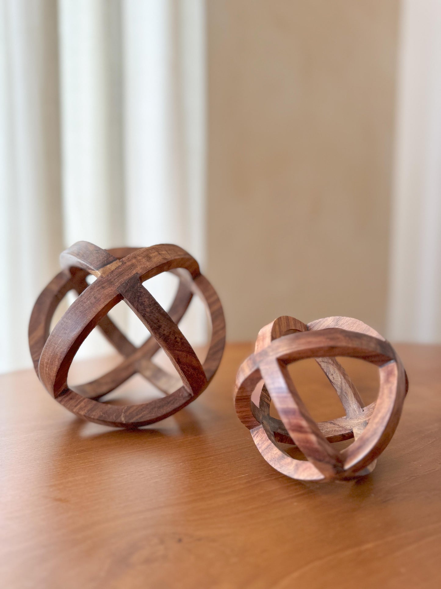 WOODEN ORB