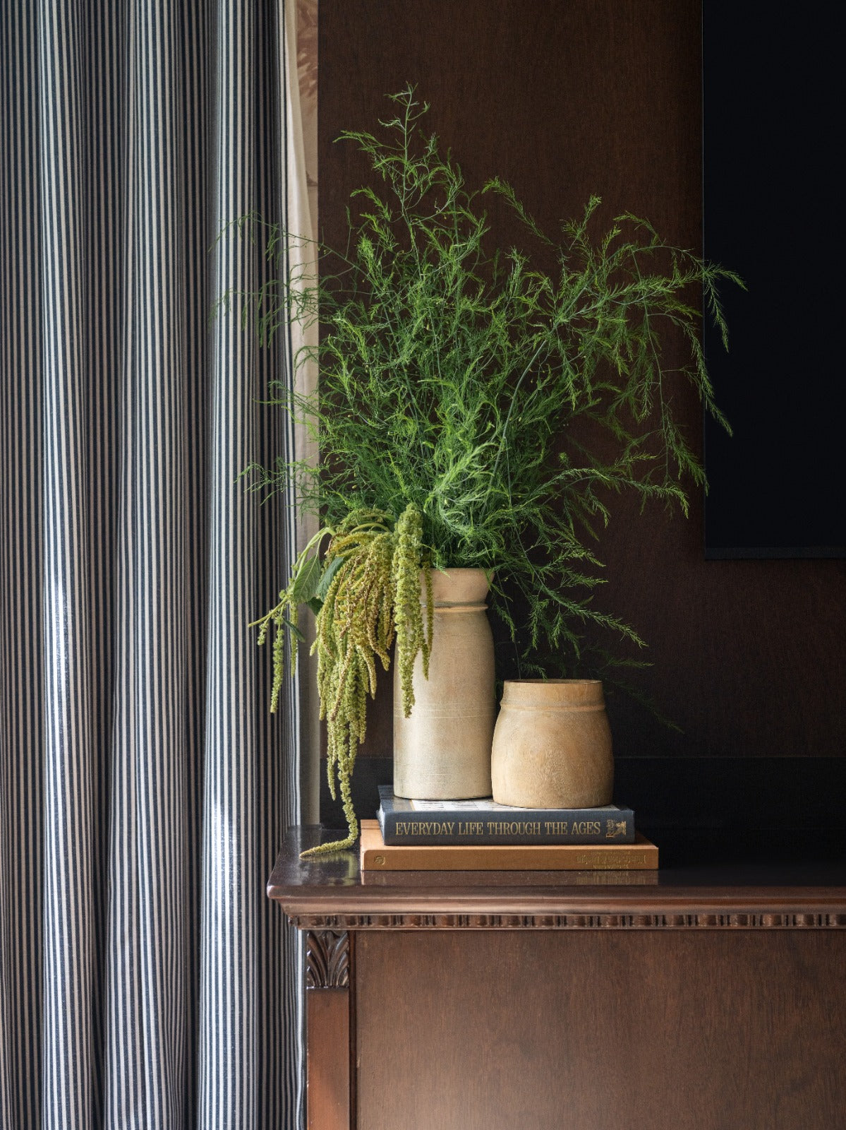 LAUREN ACACIA WOOD MINI VASES