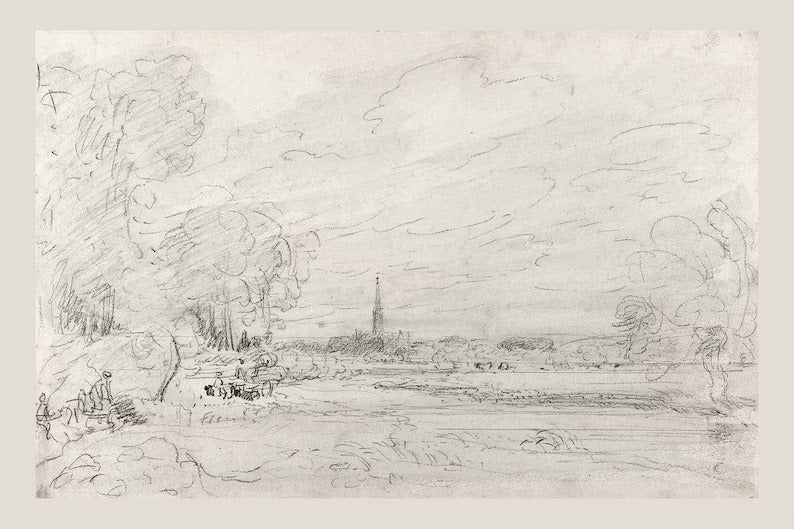 FRENCH COUNTRYSIDE SKETCH