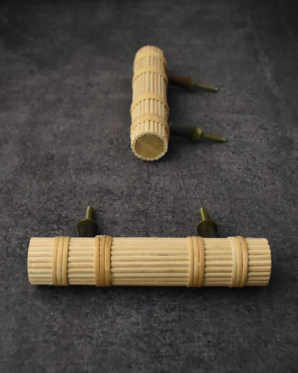 VITA RATTAN REED CABINET DRAWER HANDLE