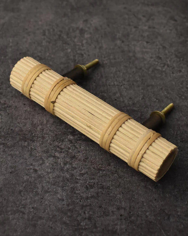 VITA RATTAN REED CABINET DRAWER HANDLE
