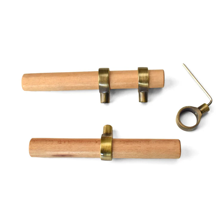 VERA NATURA ADJUSTABLE WOOD CABINET DRAWER HANDLES