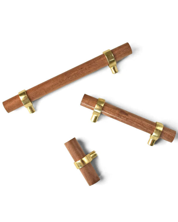 VERA NATURA ADJUSTABLE WOOD CABINET DRAWER HANDLES