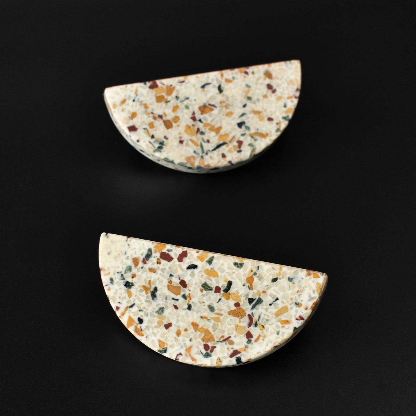 SERO HALF MOON TERRAZZO CABINET HANDLE