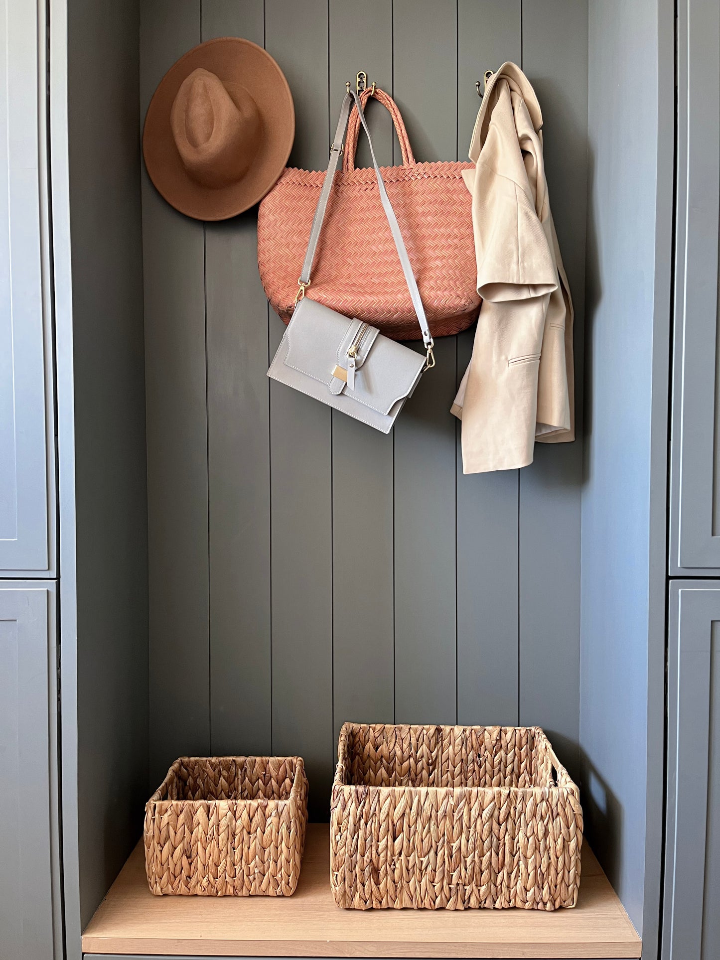 WATER HYACINTH STORAGE BASKET