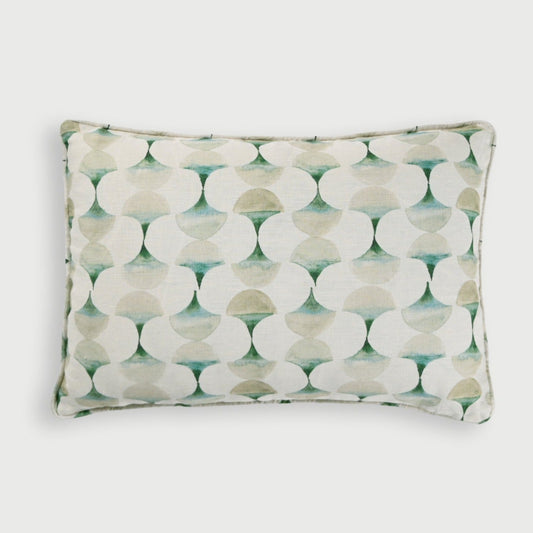 COVE TEAL OBLONG LINEN CUSHION COVER