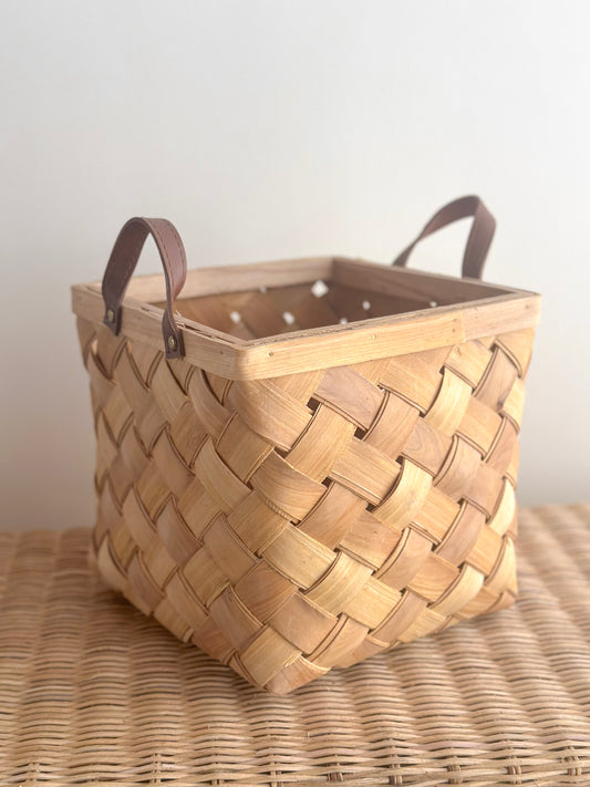 RATTAN STORAGE BASKET