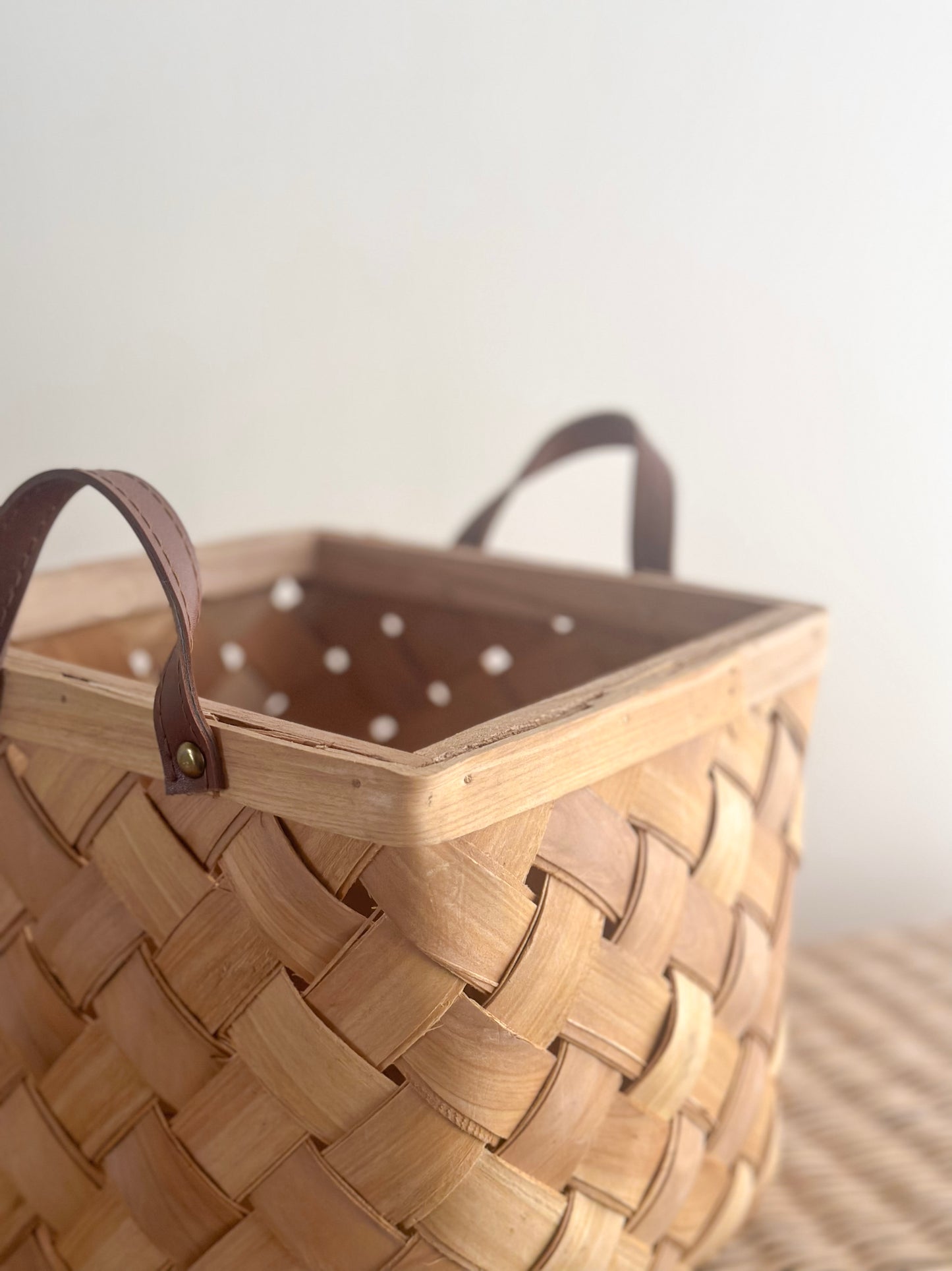 RATTAN STORAGE BASKET