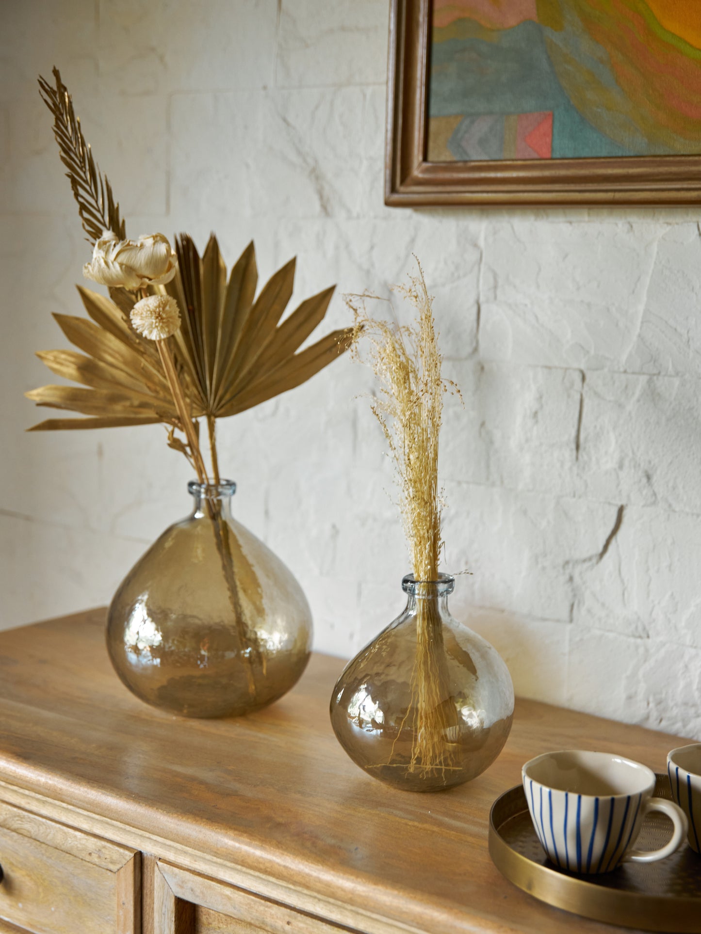 MOON GLASS VASE