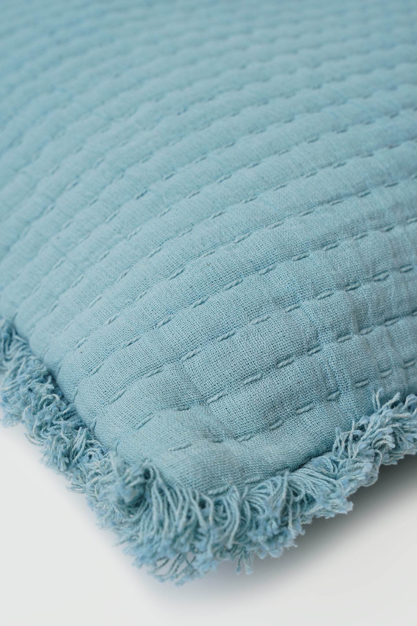 TRAIL POWDER BLUE CUSHION COVER