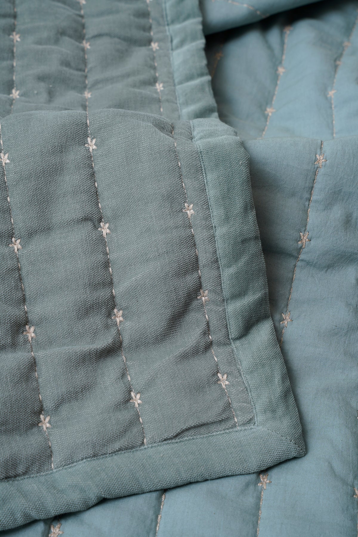 SITARA DUCK EGG QUILT