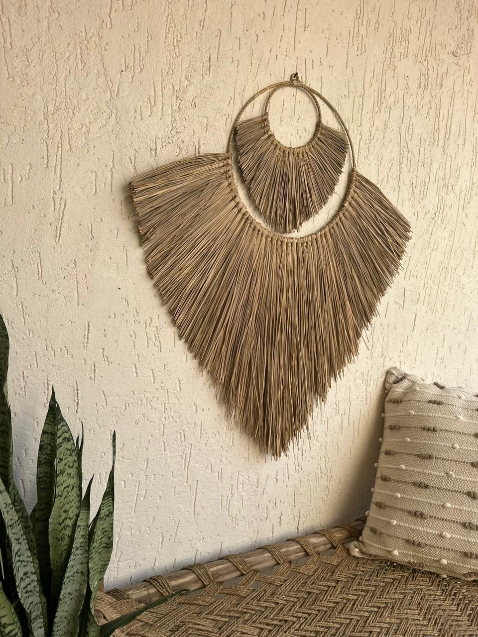 Designer Seagrass Hanging Wall Décor