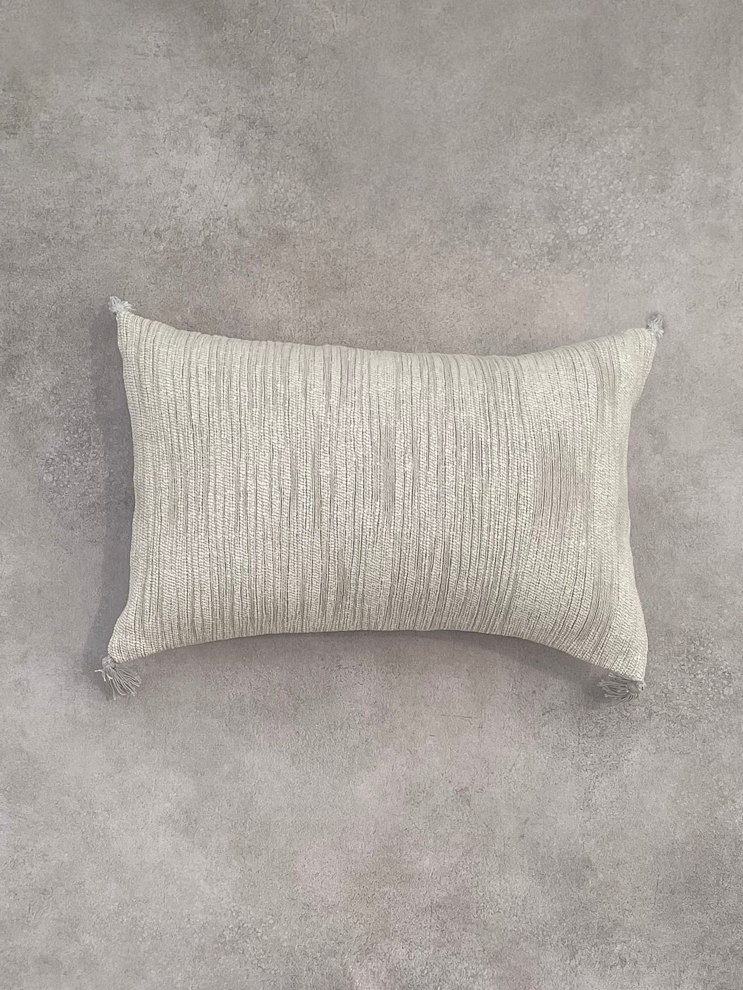White Rectangle Cushion Cover