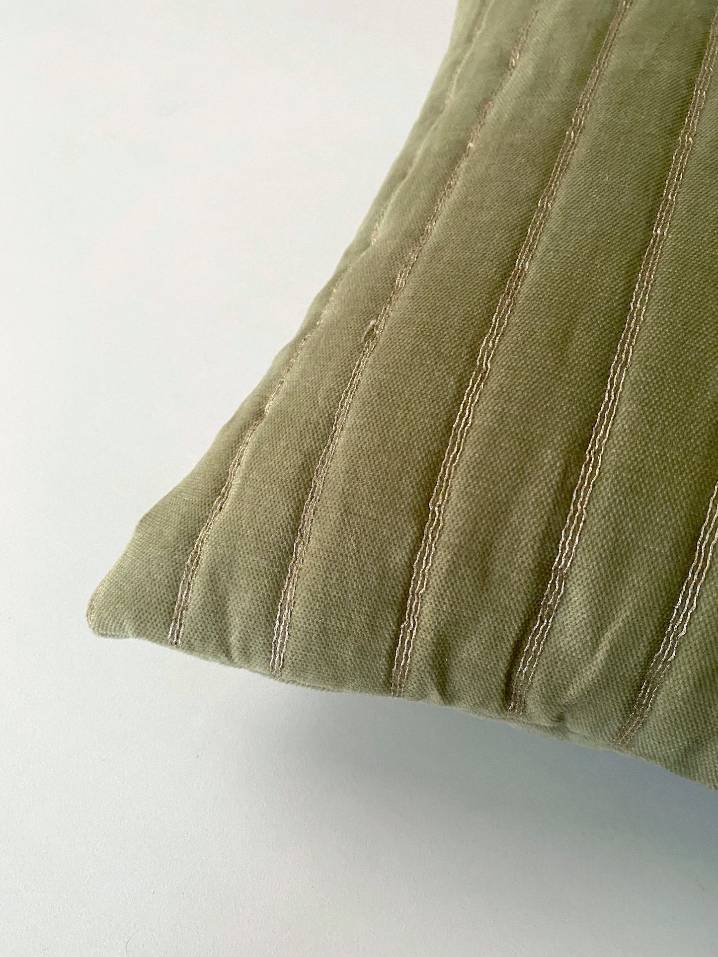 EDEN STRIPED FERN CUSHION COVER