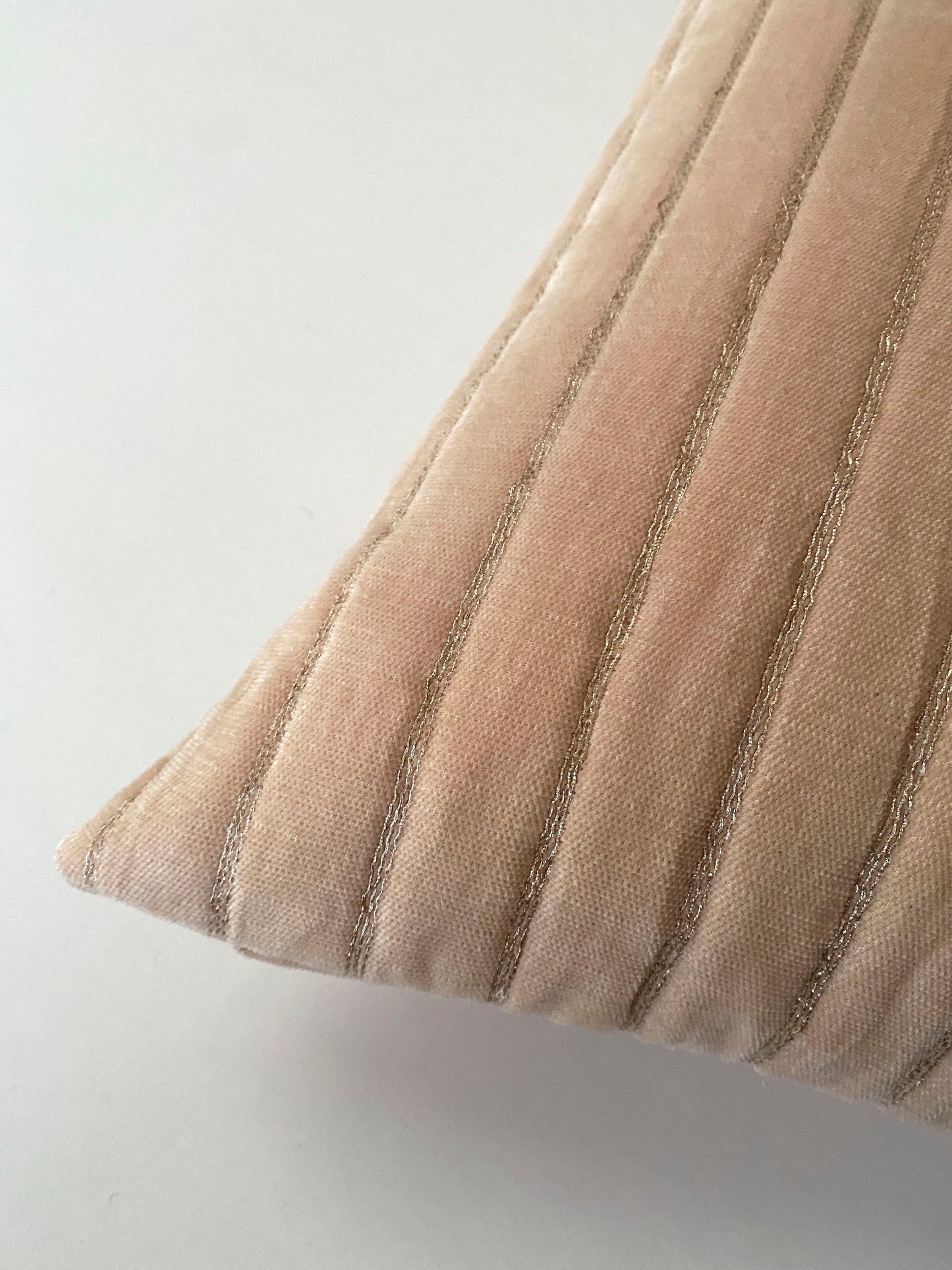 EDEN STRIPED BLUSH CUSHION COVER