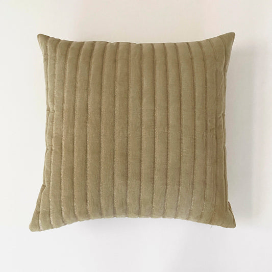 EDEN STRIPED SAND CUSHION COVER