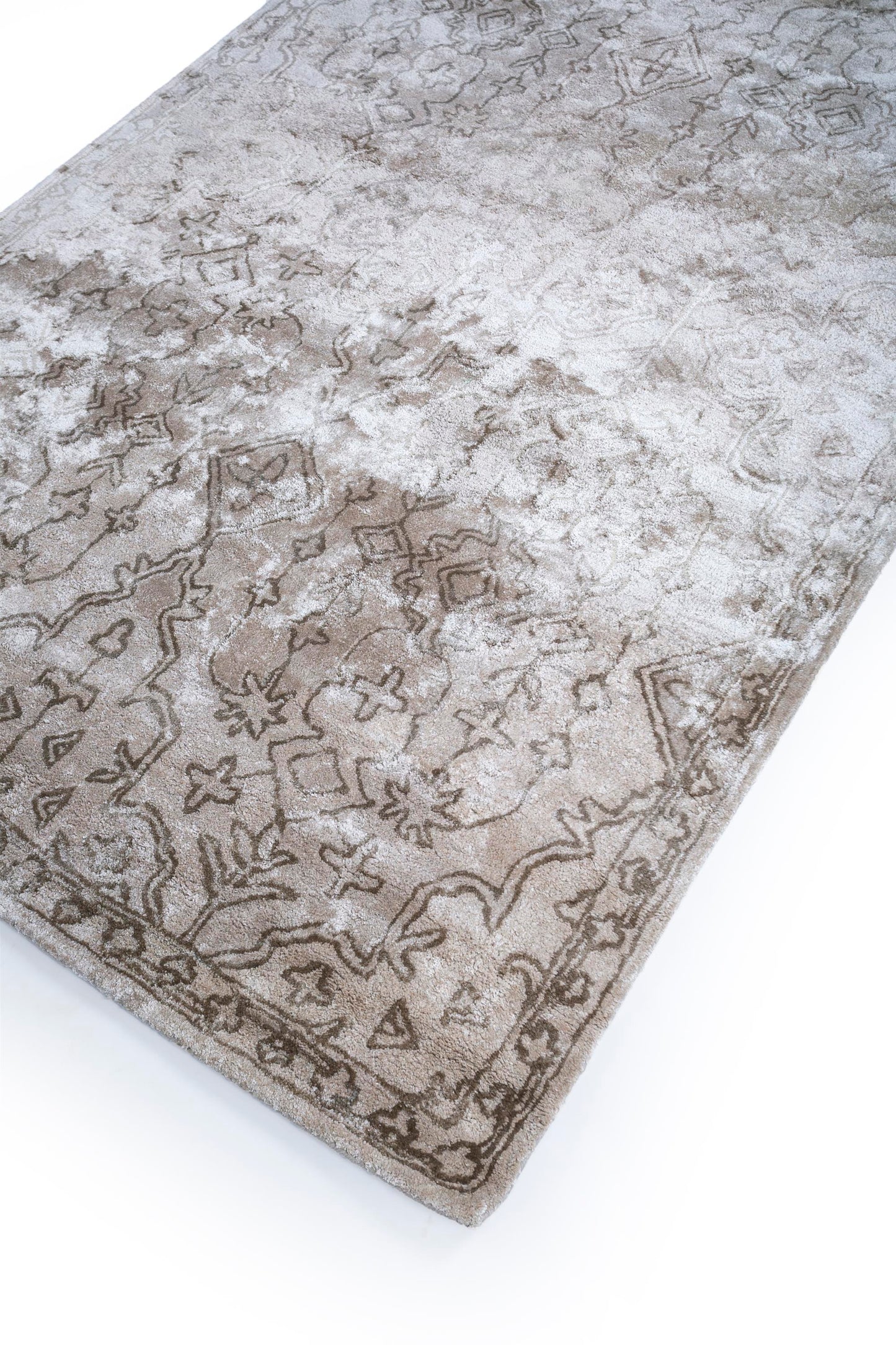 IMARA GRAY BROWN/BEIGE HAND TUFTED RUG