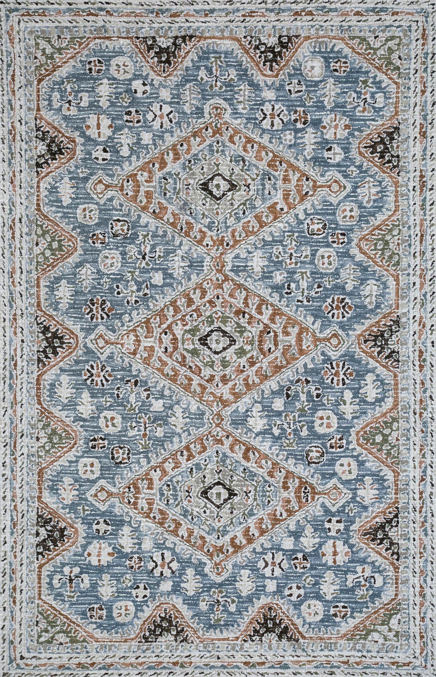 KASBAH BLUE MIRAGE HAND TUFTED RUG