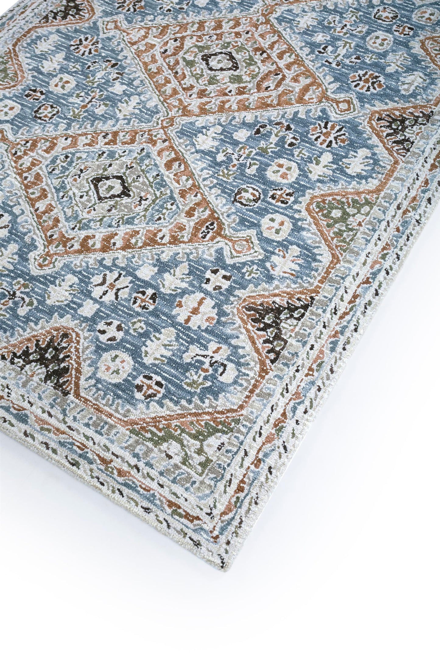 KASBAH BLUE MIRAGE HAND TUFTED RUG