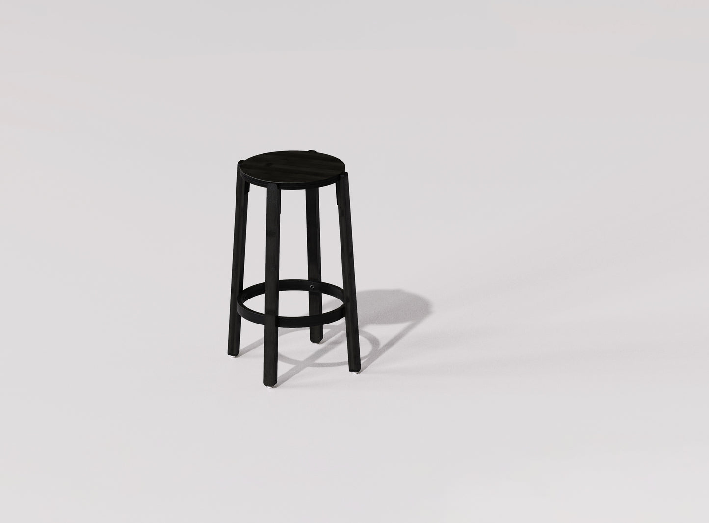SMALL RAD STOOL BLACK