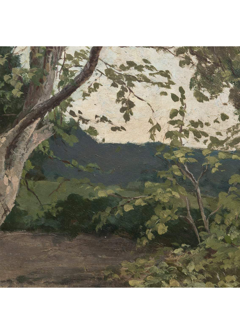 VINTAGE TREE PAINTING