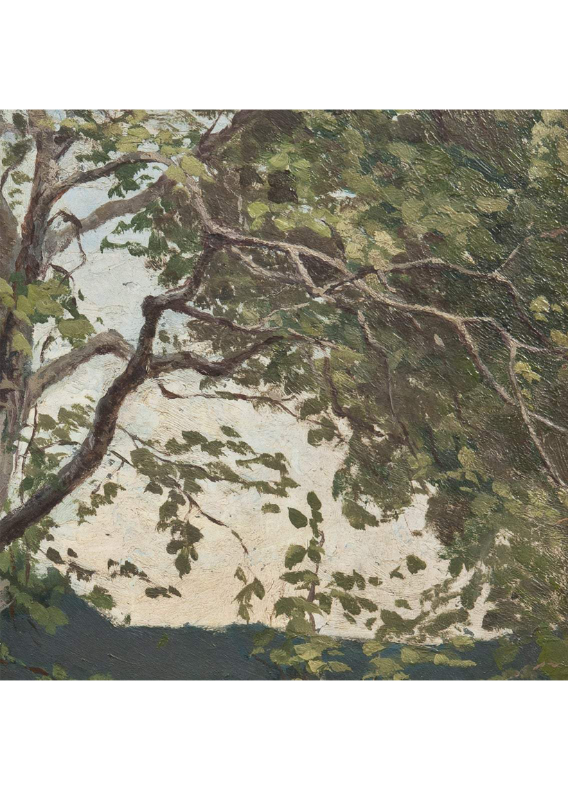 VINTAGE TREE PAINTING