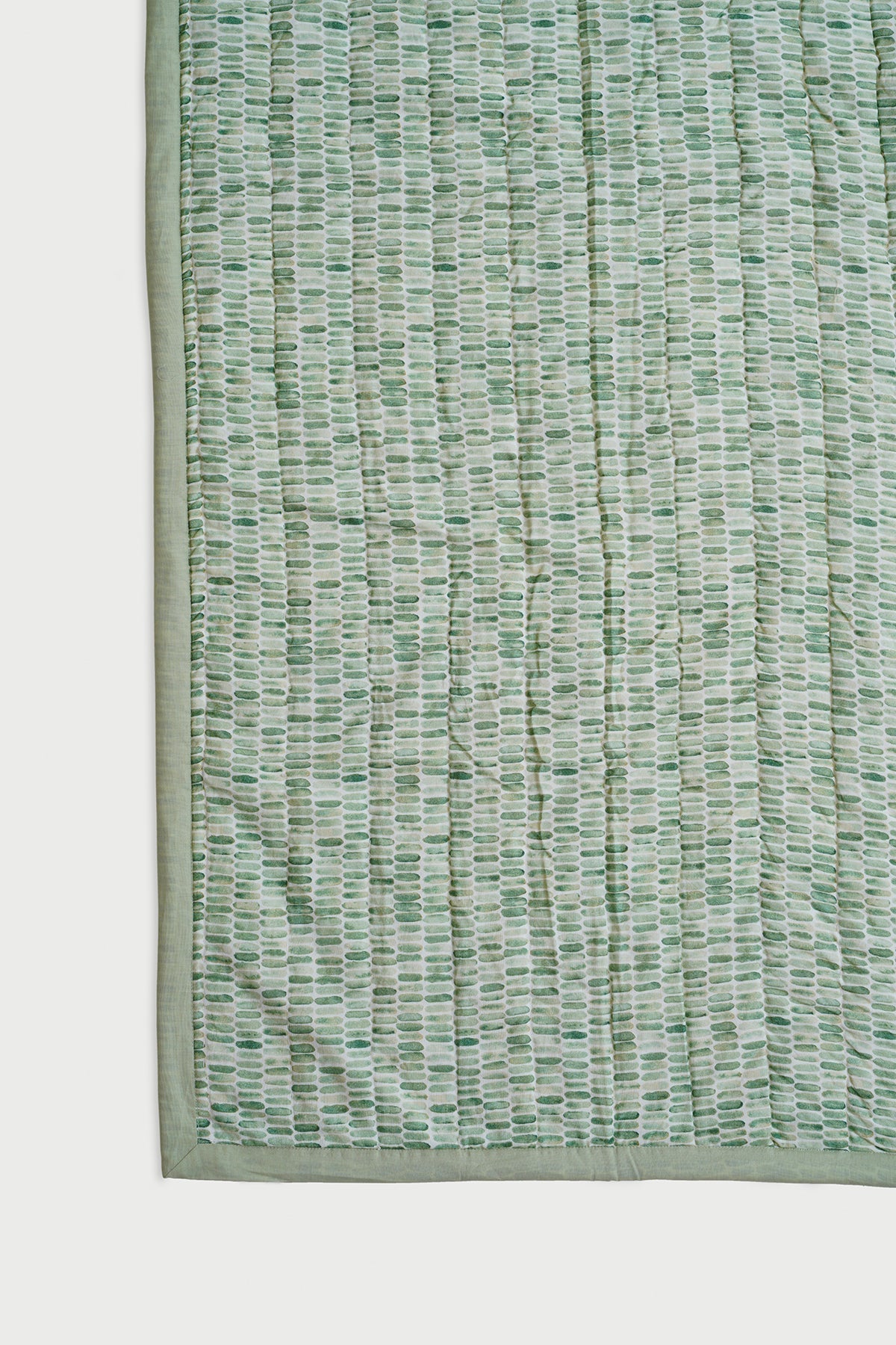 SPECKLE GREEN KANTHA QUILT