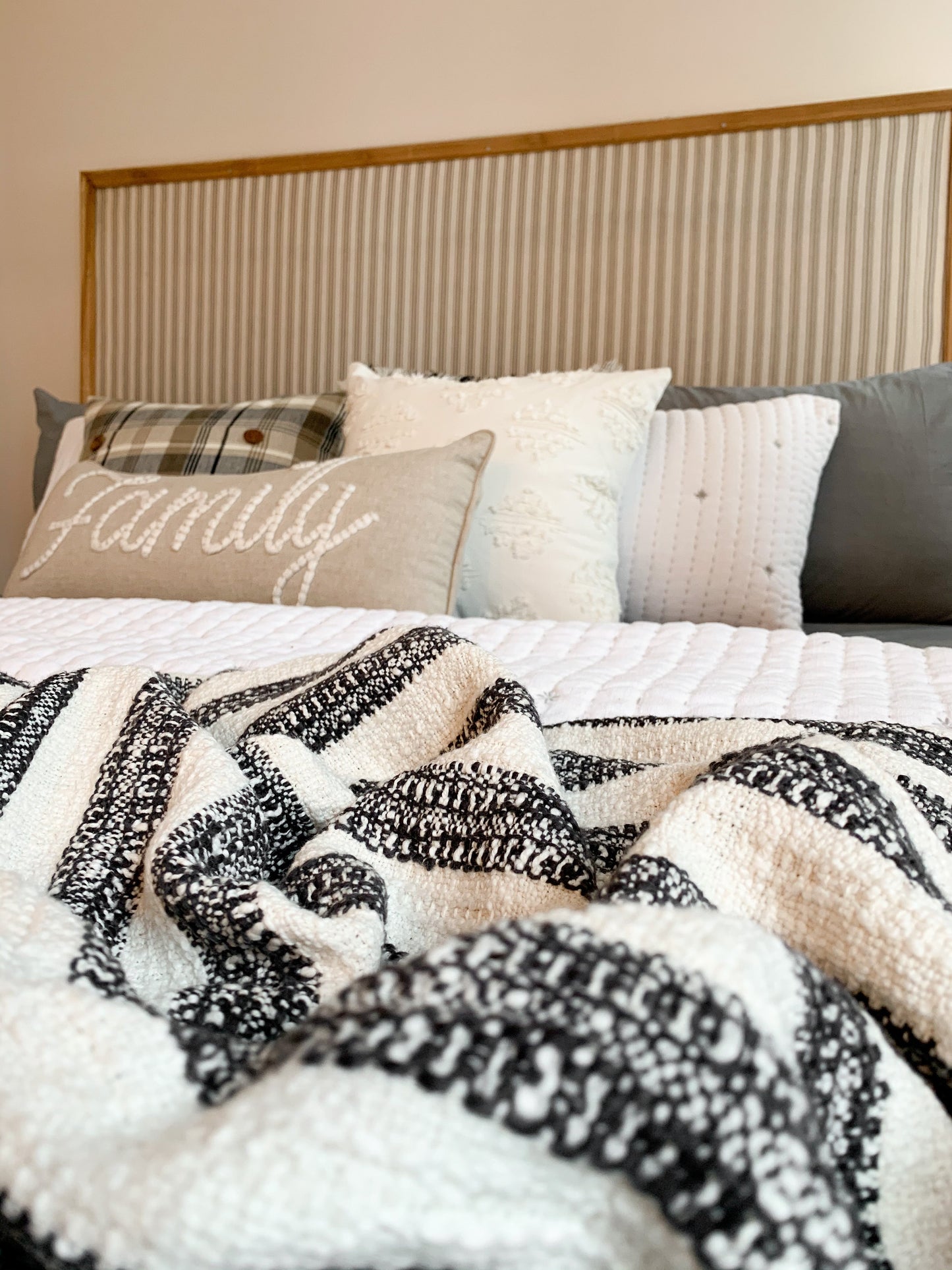 CELESTE HAND QUILTED BEDDING - styled - ALTROVE