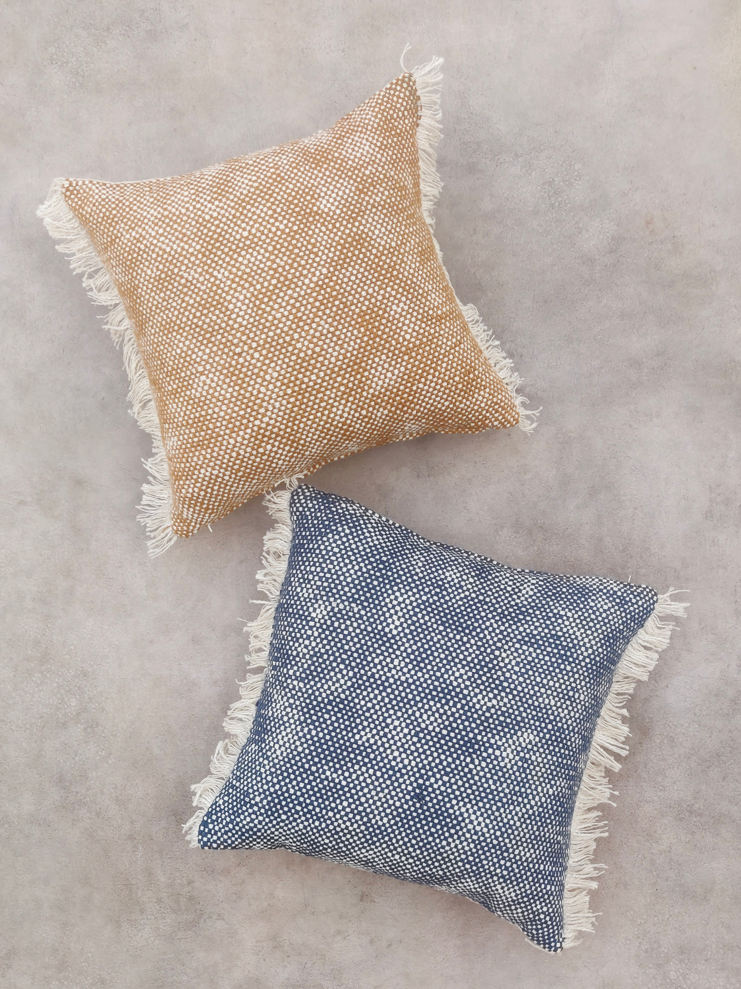 Square Cushion with Tassels