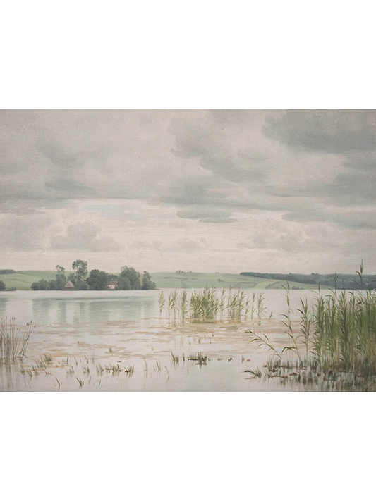 LAKE PRINT LANDSCAPE PAINTING LAKE PAINTING  #170