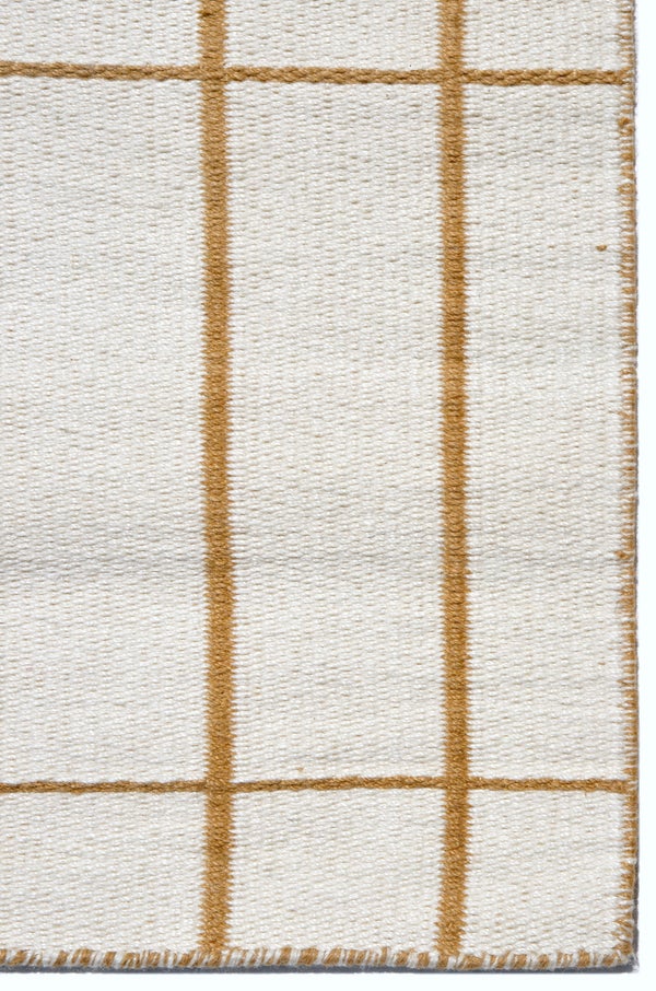 GRID HAND-WOVEN REVERSIBLE RUG