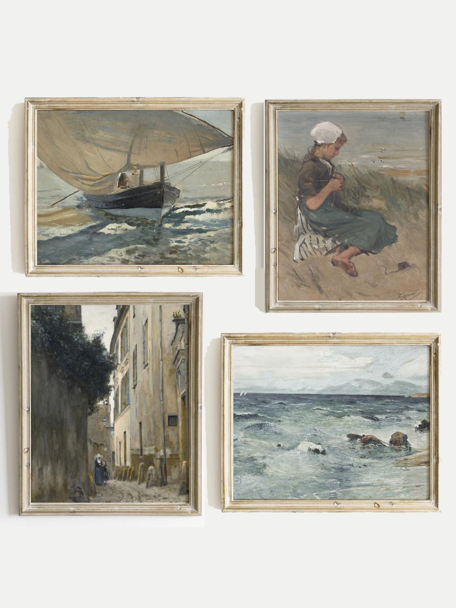 VINTAGE COASTAL - SET OF 4