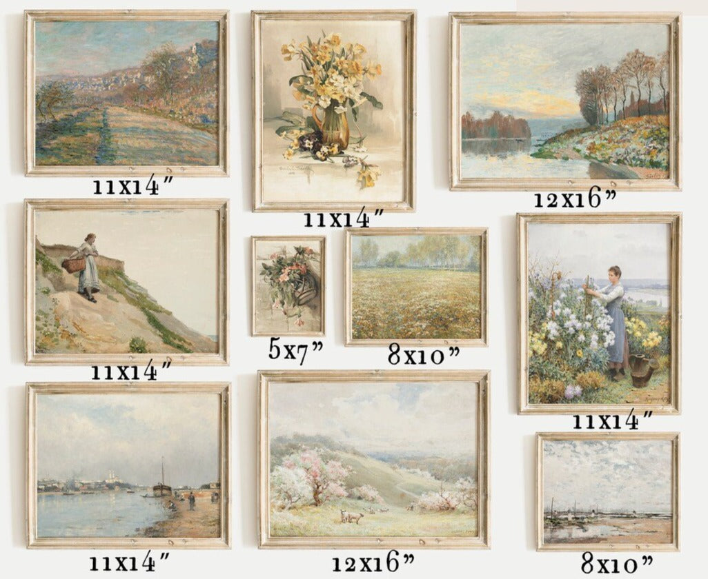SPRING GALLERY WALL PRINT SET - 10