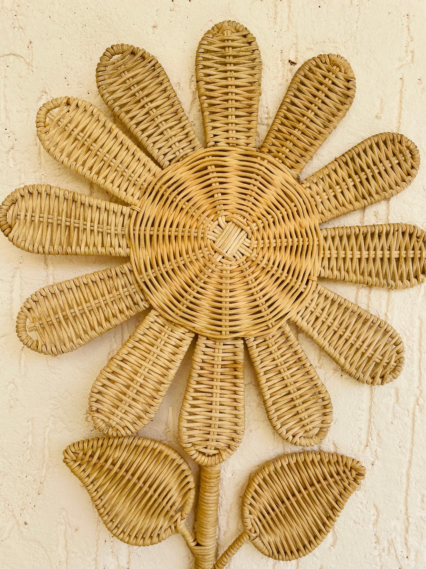 Daisy Flower  Cane Wall Decor