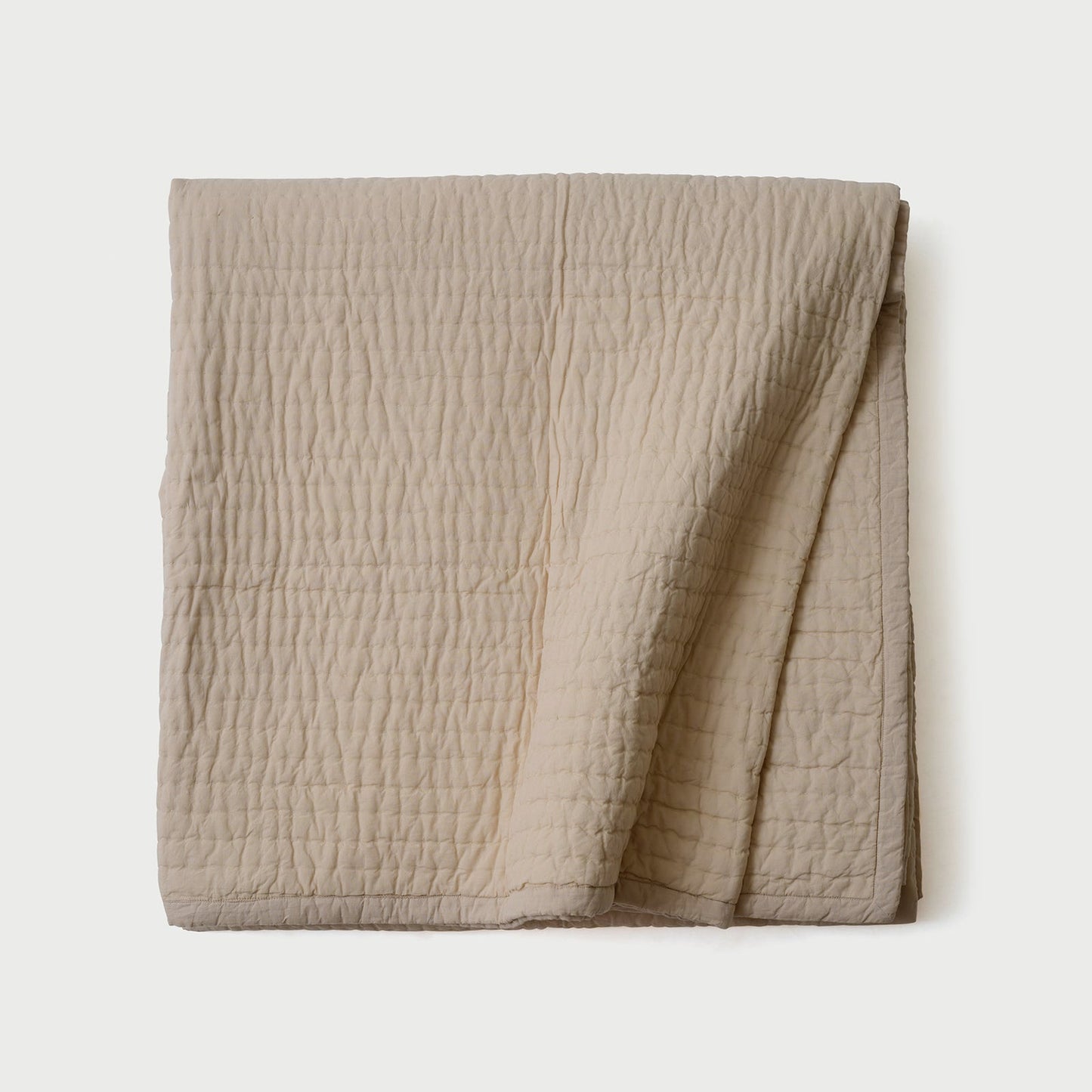 HAND KANTHA BLUSH BEDSPREAD