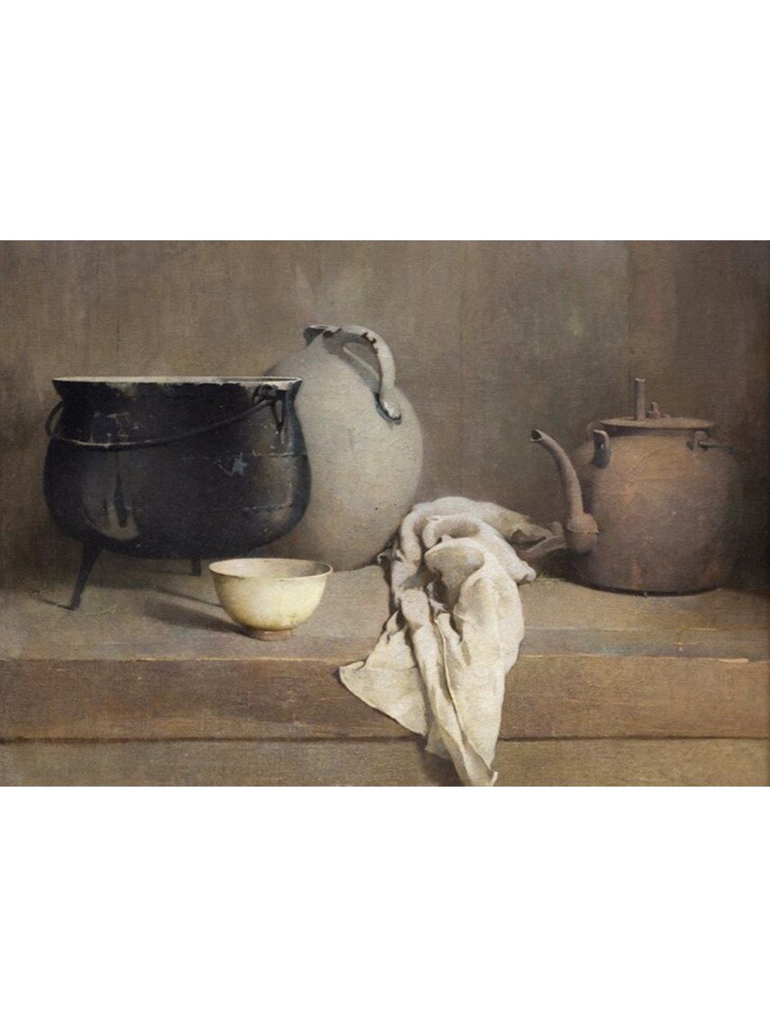 VINTAGE RUSTIC KITCHEN PAINTING #83