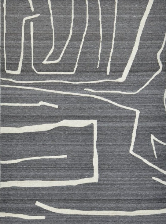 MINIMAL ART- OFF WHITE REVERSIBLE RUG