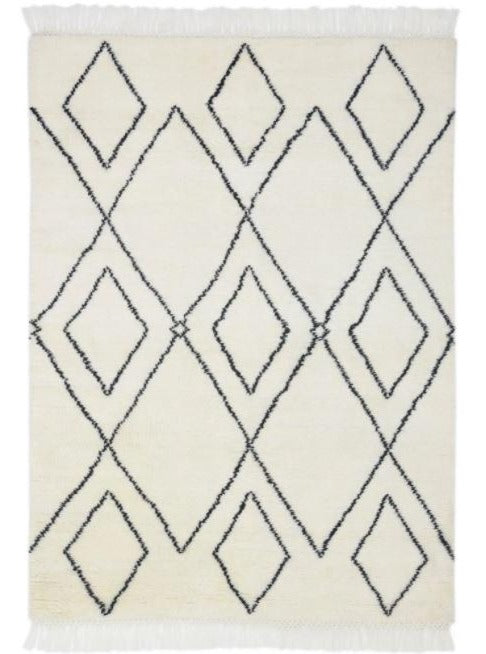 MOROCCAN BERBER WHITE BLACK COLOR