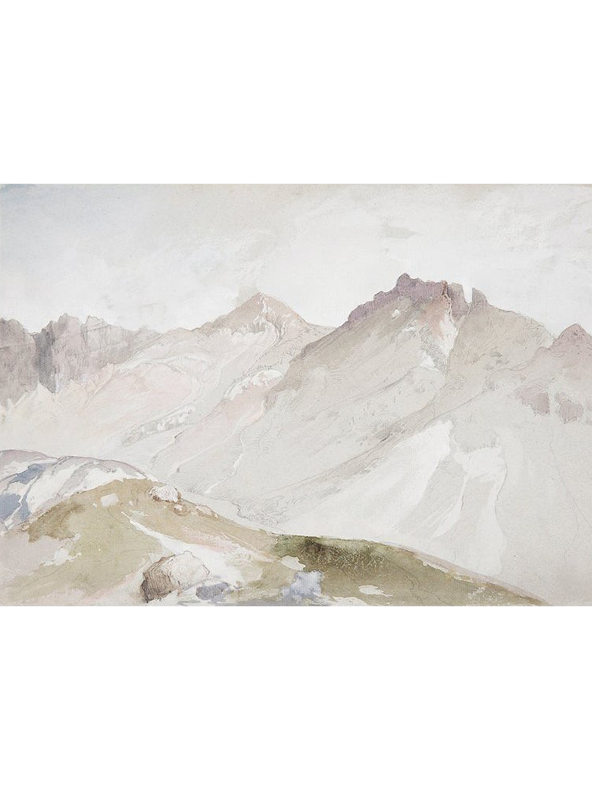 MUTED MOUNTAIN PAINTING
