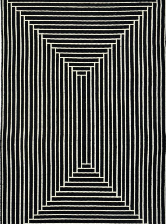 NOIR HAND-WOVEN REVERSIBLE RUG