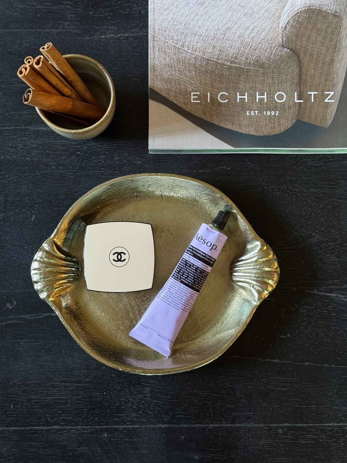 VIEN MINI SILVER FINISH TRAY